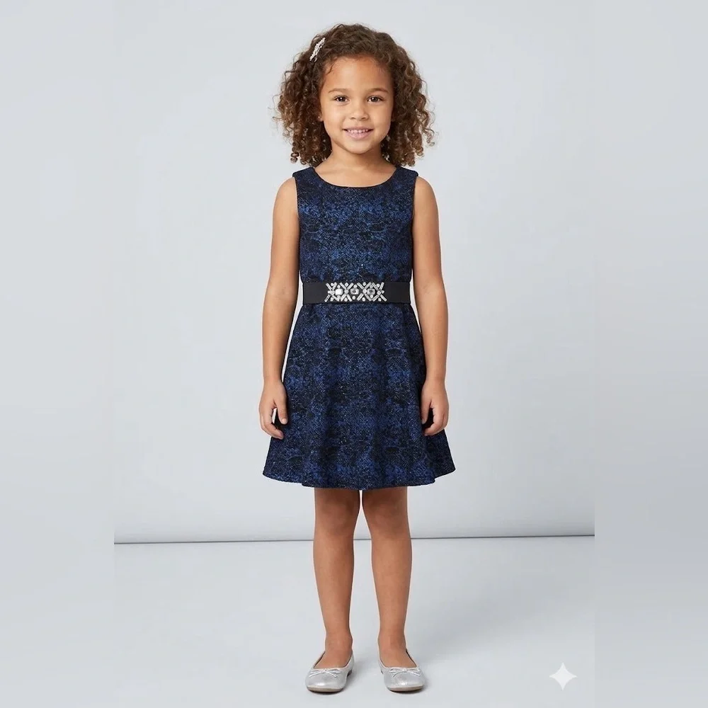 The Children's Place Blue Fit and Flare Cocktail Dress 👗